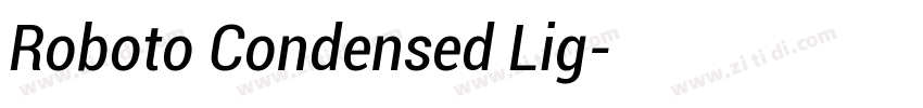 Roboto Condensed Lig字体转换 Roboto Condensed Lig字体转换